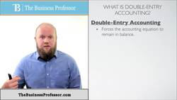 Double Entry Accounting - Financial Accounting Instructional Video