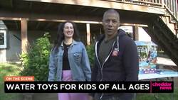 Shannon's Summer Staycation: How to Create a Backyard Water Park News Clip