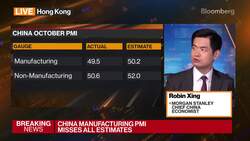 China Latest: Manufacturing Unexpectedly Shrinks, Services Miss Estimates News Clip