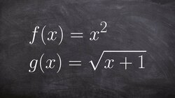 How to multiply 2 functions and determine the domain Instructional Video