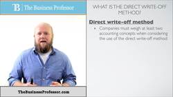 Direct Writeoff Method - Accounts Receivable - Accounting Instructional Video