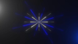 Abstract neon lines, computer generated background Stock Footage