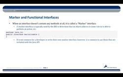 Complete Java SE 8 Developer Bootcamp - Marker and Functional Interfaces Instructional Video