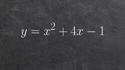 How to graph a quadratic using a table Instructional Video