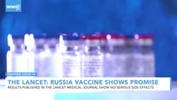 Medical Journal Says Russia's Potential Vaccine Shows Promise News Clip