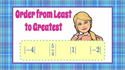 Ordering Absolute Value Expressions Instructional Video