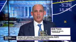 Bank of Israel's Yaron on Policy, Inflation, Housing News Clip