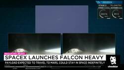 Falcon Heavy's "Amazing Achievement" News Clip
