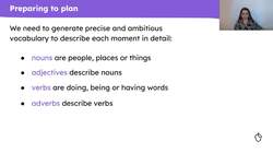 Planning a section of a narrative based on 'The Borrowers' (part 2) Instructional Video