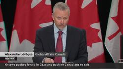 Canadians trapped in Gaza still have no way out News Clip