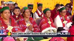 Bhutan: Buddhist monks & dignitaries hail presence of Buddha relics News Clip