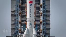 Massive piece of Chinese rocket barrelling out of control toward Earth News Clip