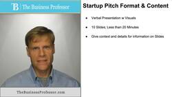 Investor Pitch - Format & Content Instructional Video