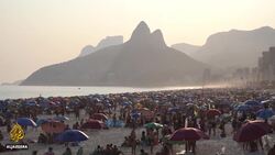 Rio de Janeiro’s beaches fill up as COVID restrictions ease News Clip