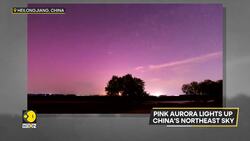 Pink Aurora lights up China's northeast sky Instructional Video