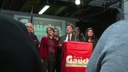 CLEAN : French far left leader pays tribute News Clip