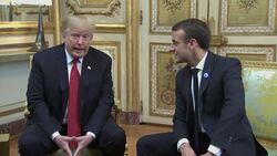 Trump, Macron seek to ease tensions over security Instructional Video