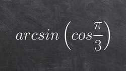 Learn how to evaluate the inverse composition of sine and cosine Instructional Video