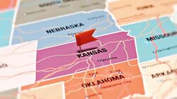 Kansas from USA States Stock Footage