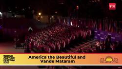 Watch: America The Beautiful and Vande Mataram performance at World Culture Festival News Clip