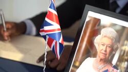 CLEAN : Gambia: President Barrow signs condolence book for Queen Elizabeth II News Clip