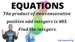 Solve this question using Quadratic Equations! Instructional Video