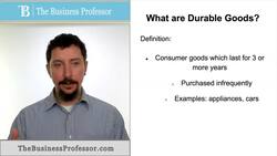 What are Durable Goods? Instructional Video