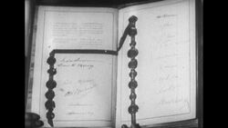 Two Treaties Drawn up in Washington Stock Footage