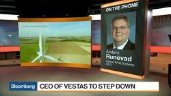 Vestas Wind Systems CEO on Share Price, His Successor, Trade Tensions News Clip