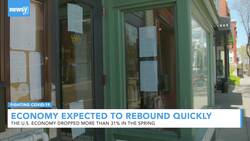 U.S. Economy Expected To Bounce Back After Record Decline News Clip