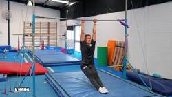 Elementary gymnastics - Bars - 3 L hang Instructional Video
