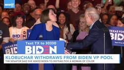 Amy Klobuchar Pulls Her Name From Consideration As Biden's VP News Clip