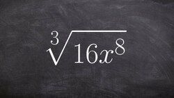 Learn how to simplify the cube root of a variable expression Instructional Video