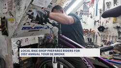 Local bike shop helps riders get ready for Tour De Bronx News Clip