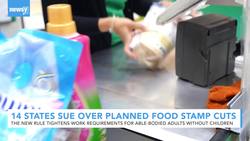 14 States Sue Trump Administration Over Planned Food Stamp Cuts News Clip