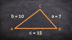 How to use law of cosines to find the missing angles of a triangle given SSS Instructional Video