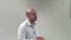 Find the missing value using the diagonals and properties of a rectangle Instructional Video