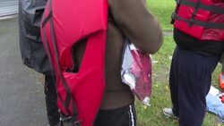 CLEAN : Police clear migrant camp in northern France (2) News Clip