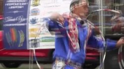 CLEAN : Native American tribes gather for pow wow to mark Indigenous Peoples' Day News Clip