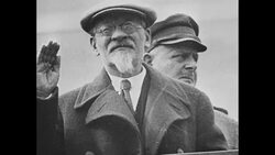 Mikhail Kalinin at May Day celebration News Clip