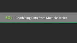 Master SQL for Data Analysis - Overview-3 Instructional Video