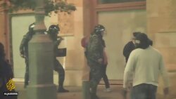 Thousands protest against crackdown in Lebanon's capital News Clip