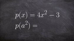 Evaluating functions with a monomial Instructional Video