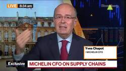 Michelin Planning More Price Hikes to Offset Inflation, CFO Chapot Says News Clip