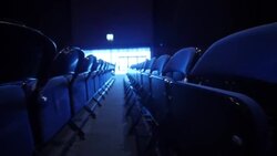 Empty conference hall at the Labour Party Conference News Clip