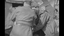 During Korean War, US soldiers distribute clothing to South Korean orphans in orphanage in Seoul News Clip