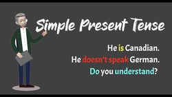 ESL - Simple Present - When and how to use it. Instructional Video