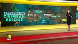 Russia-Ukraine War: Vital Crimea Bridge Attacked | Why Ukraine Keeps Attacking Kerch Bridge News Clip