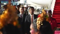 Rishi Sunak G20 arrival News Clip