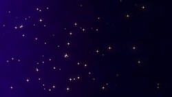 Motion particles and stars in galaxy, abstract background Stock Footage